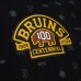 Толстовка Boston Bruins Mitchell & Ness 100th Anniversary Allover Print - Black