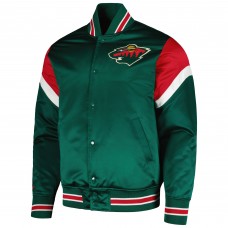 Куртка на кнопках Minnesota Wild Mitchell & Ness Midweight Satin - Green