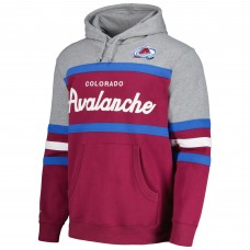 Толстовка Colorado Avalanche Head Coach - Burgundy/Gray