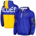 St. Louis Blues Mitchell & Ness Team OG 2.0 Anorak Half-Zip Windbreaker Jacket - Blue