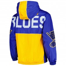 St. Louis Blues Mitchell & Ness Team OG 2.0 Anorak Half-Zip Windbreaker Jacket - Blue