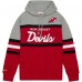 Толстовка New Jersey Devils Mitchell & Ness Red/Gray Head Coach