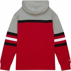 Толстовка New Jersey Devils Mitchell & Ness Red/Gray Head Coach
