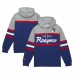 Толстовка New York Rangers Mitchell & Ness Blue/Gray Head Coach