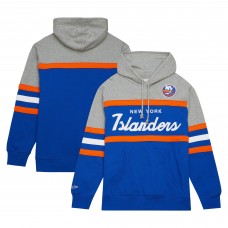 Толстовка New York Islanders Head Coach - Royal/Gray