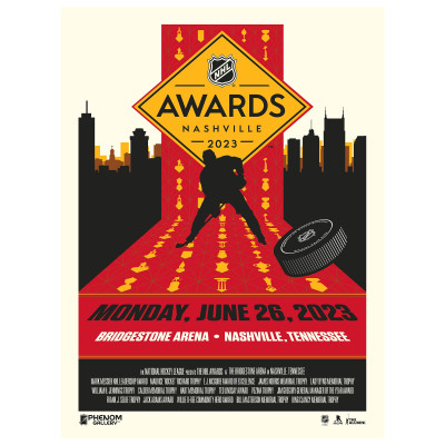 Phenom Gallery 2023 NHL Awards 18 x 24 Serigraph