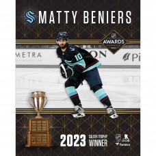 Unsigned Seattle Kraken Matty Beniers Fanatics Authentic 2023 Calder Trophy Winner Stylized Photograph