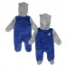 Newborn & Малышам Buffalo Sabres Royal Game Nap Teddy Fleece Bunting Full-Zip Sleeper