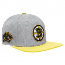 Бейсболка Boston Bruins Pro Standard Classic Logo - Gray/Gold
