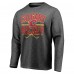 Футболка с длинным рукавом Calgary Flames Iced Out - Gray