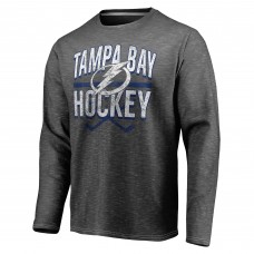 Tampa Bay Lightning Iced Out Long Sleeve T-Shirt - Gray