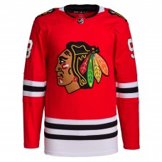 Игровая джерси Connor Bedard Chicago Blackhawks adidas 2023 NHL Draft Home Primegreen Player - Red