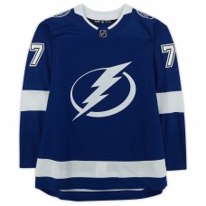 Игровая джерси Haydn Fleury Tampa Bay Lightning Fanatics Authentic Autographed Blue Adidas Authentic