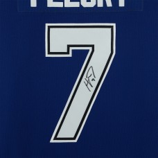 Игровая джерси Haydn Fleury Tampa Bay Lightning Fanatics Authentic Autographed Blue Adidas Authentic
