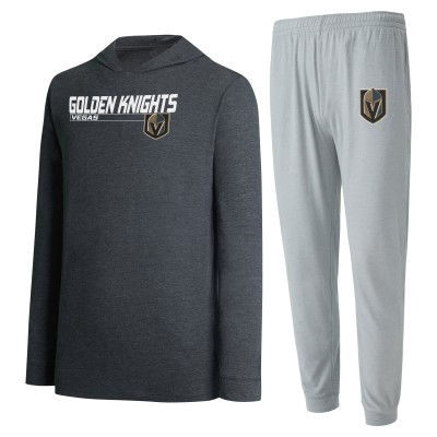 Толстовка и штаны Vegas Golden Knights Concepts Sport Meter - Gray/Black
