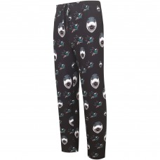 Пижамные штаны San Jose Sharks Concepts Sport Gauge Allover Print Knit - Black