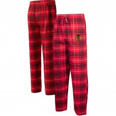 Пижамные штаны Chicago Blackhawks Concepts Sport Concord Flannel - Red/Black