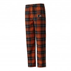 Пижамные штаны Philadelphia Flyers Concepts Sport Concord Flannel - Black/Orange