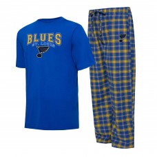 Пижама футболка и штаны St. Louis Blues Concepts Sport Arctic & - Blue/Gold