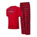 Пижама футболка и штаны Washington Capitals Concepts Sport Arctic - Red/Navy