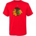 Футболка с номером Connor Bedard Chicago Blackhawks Youth - Red