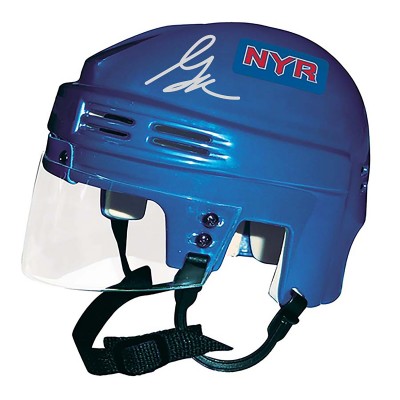 Gabe Perreault New York Rangers Autographed Fanatics Authentic Blue Mini Helmet