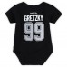 Малышам Los Angeles Kings Wayne Gretzky Mitchell & Ness Black Captain Patch Name & Number Bodysuit