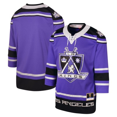 Игровая джерси Los Angeles Kings Mitchell & Ness Youth 2002 Blue Line Player - Purple