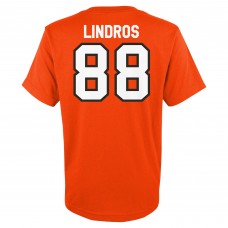 Футболка Eric Lindros Philadelphia Flyers Mitchell & Ness Youth Name & Number - Orange