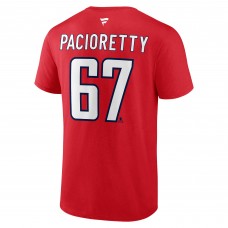 Футболка с номером Max Pacioretty Washington Capitals Authentic Stack - Red