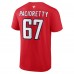 Футболка с номером Max Pacioretty Washington Capitals Authentic Stack - Red