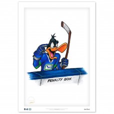 Vancouver Canucks Daffy Duck 24 x 36 Looney Tunes Limited Edition Fine Art Print