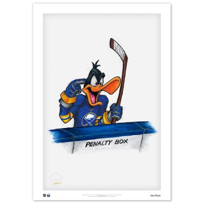 Buffalo Sabres Daffy Duck 24 x 36 Looney Tunes Limited Edition Fine Art Print