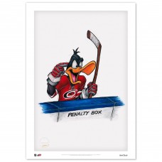 Carolina Hurricanes Daffy Duck 24 x 36 Looney Tunes Limited Edition Fine Art Print