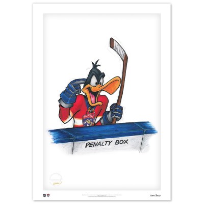 Florida Panthers Daffy Duck 24 x 36 Looney Tunes Limited Edition Fine Art Print