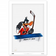 Philadelphia Flyers Daffy Duck 24 x 36 Looney Tunes Limited Edition Fine Art Print