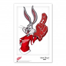 Detroit Red Wings Bugs Bunny 11 x 17 Looney Tunes Poster Print Detroit Red Wings Bugs Bunny 11 x 17 Looney Tunes Poster Print