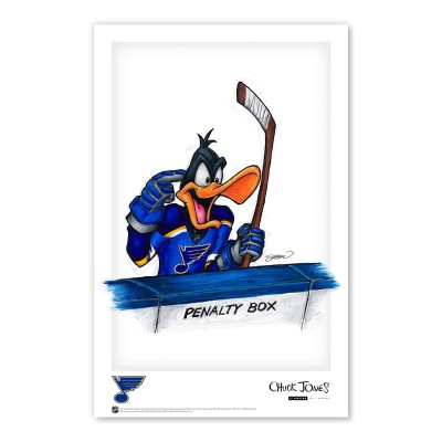 St. Louis Blues Daffy Duck 11 x 17 Looney Tunes Poster Print