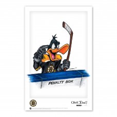 Boston Bruins Daffy Duck 11 x 17 Looney Tunes Poster Print