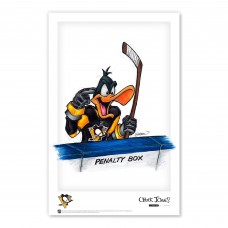 Pittsburgh Penguins Daffy Duck 11 x 17 Looney Tunes Poster Print