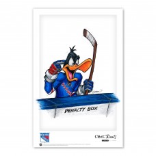 New York Rangers Daffy Duck 11 x 17 Looney Tunes Poster Print New York Rangers Daffy Duck 11 x 17 Looney Tunes Poster Print