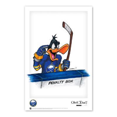 Buffalo Sabres Daffy Duck 11 x 17 Looney Tunes Poster Print