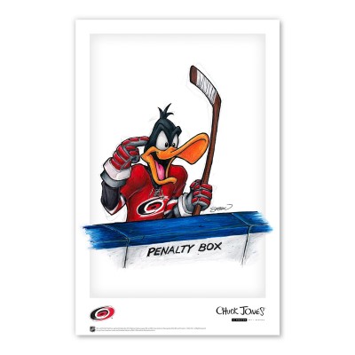 Carolina Hurricanes Daffy Duck 11 x 17 Looney Tunes Poster Print