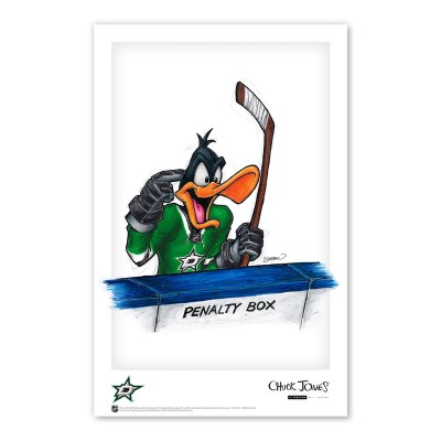 Dallas Stars Daffy Duck 11 x 17 Looney Tunes Poster Print