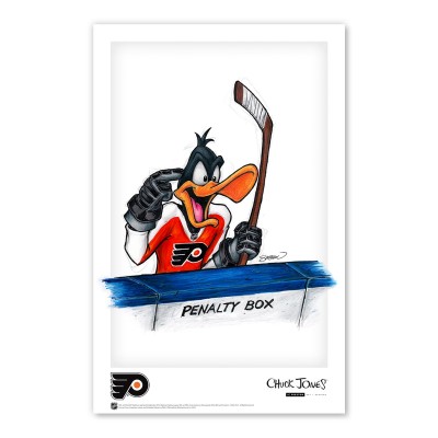 Philadelphia Flyers Daffy Duck 11 x 17 Looney Tunes Poster Print