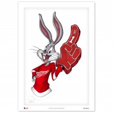 Detroit Red Wings Bugs Bunny 14 x 20 Looney Tunes Limited Edition Fine Art Print Detroit Red Wings Bugs Bunny 14 x 20 Looney Tunes Limited Edition Fine Art Print