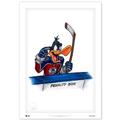 Colorado Avalanche Daffy Duck 14 x 20 Looney Tunes Limited Edition Fine Art Print