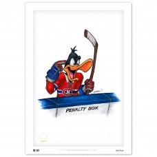 Montreal Canadiens Daffy Duck 14 x 20 Looney Tunes Limited Edition Fine Art Print