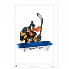 Pittsburgh Penguins Daffy Duck 14 x 20 Looney Tunes Limited Edition Fine Art Print