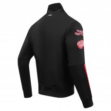 Detroit Red Wings Pro Standard Classic Chenille Full-Zip Track Jacket - Black